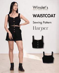Waistcoat Sewing Pattern 'Harper'