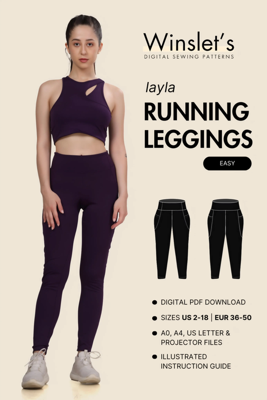 Running Leggings Sewing Pattern 'Layla'