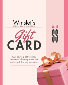 Sewing Gift Card from Winslet's