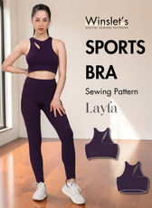 Sports Bra Sewing Pattern 'Layla'