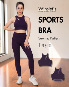 Sports Bra Sewing Pattern 'Layla'