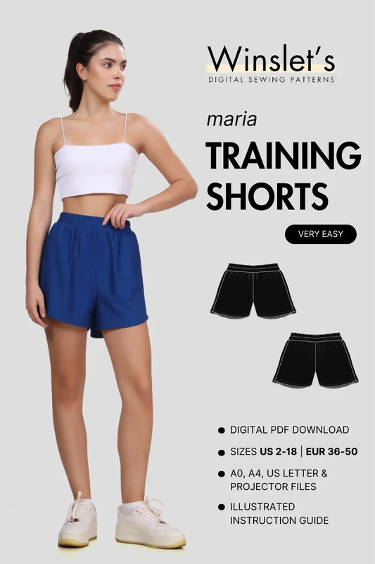 Training Shorts Sewing Pattern 'Maria'