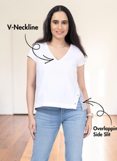 V-Neck Relaxed Top Sewing Pattern 'Haze'