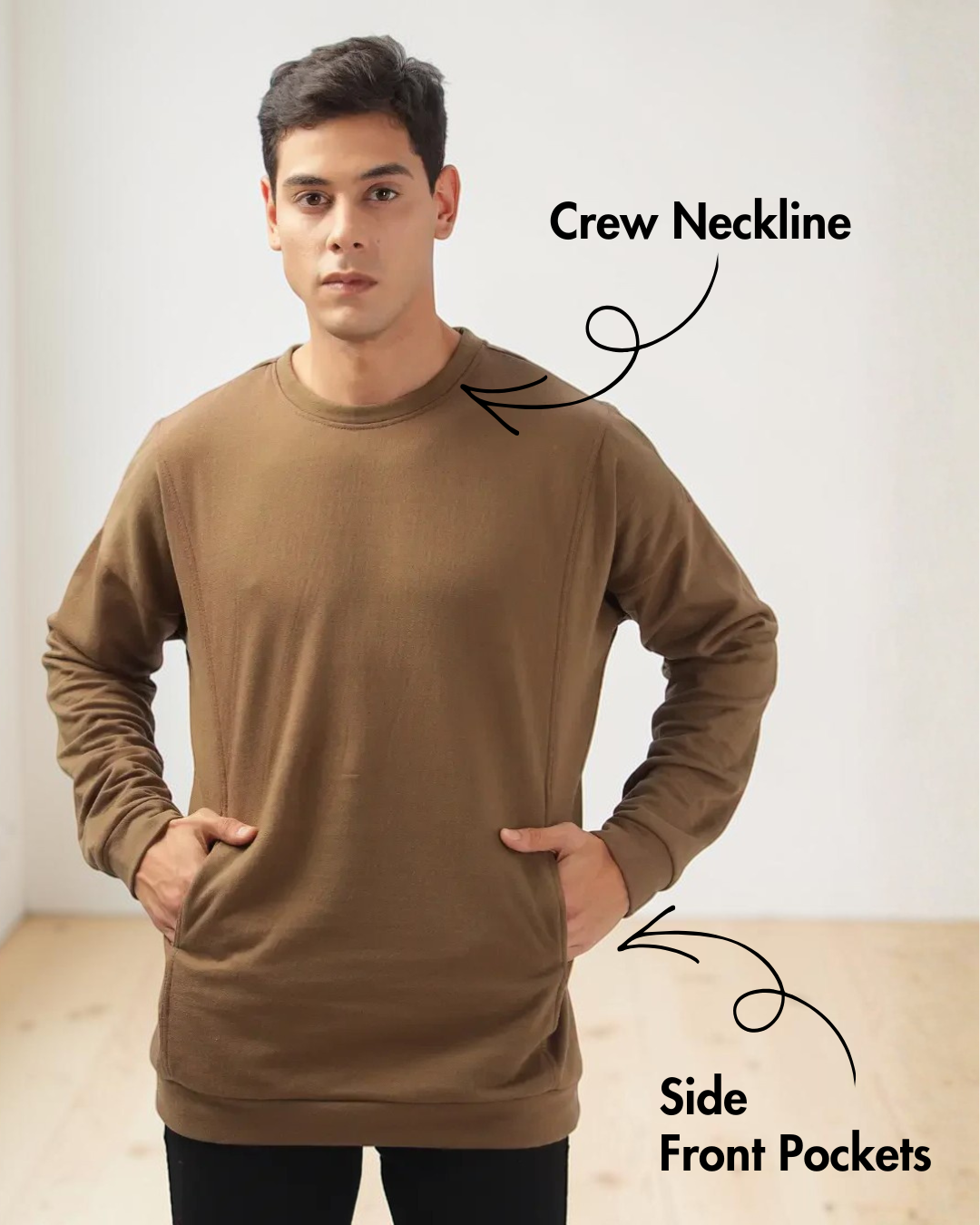Men's Sweatshirt Sewing Pattern 'Brian'