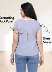 V-Neck Relaxed Top Sewing Pattern 'Haze'
