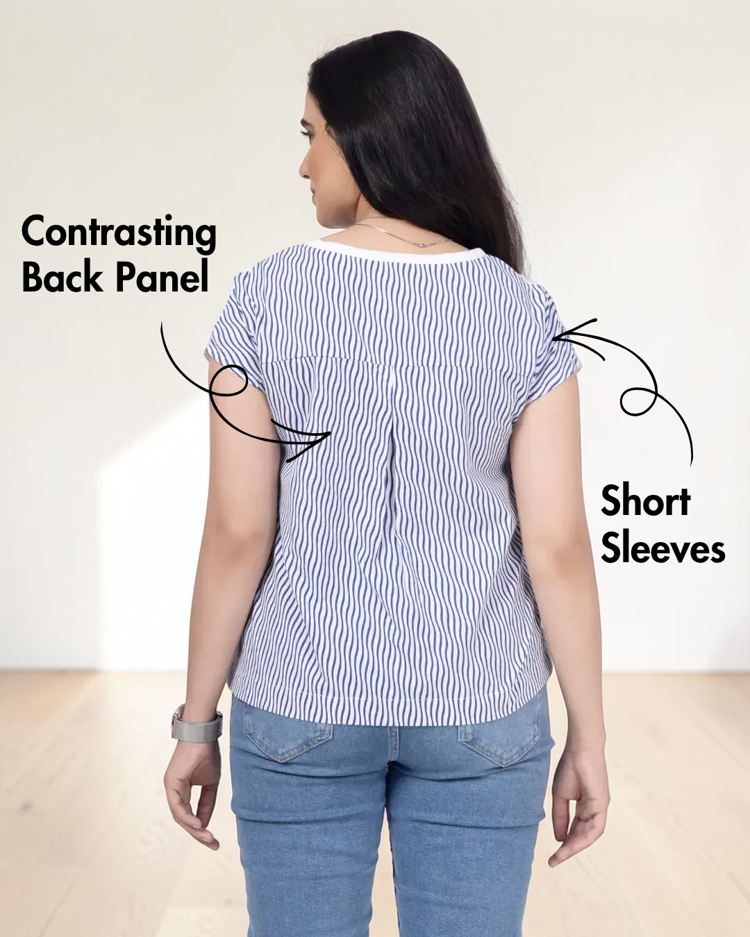 V-Neck Relaxed Top Sewing Pattern 'Haze'