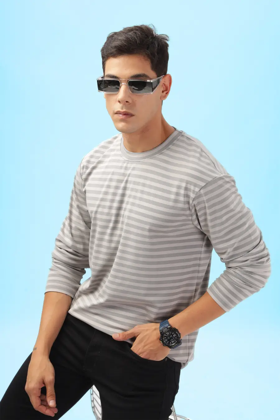 Men's Long Sleeves T-Shirt Sewing Pattern