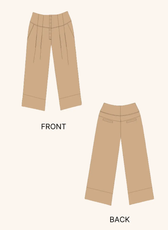 Pleated Pants Sewing Pattern 'Cleo'