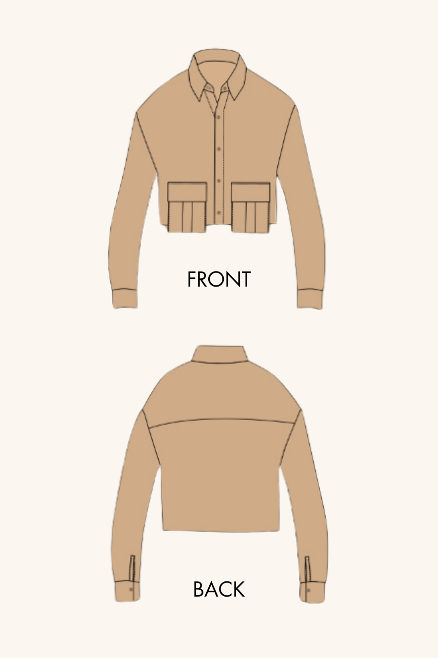 Utility Shirt Sewing Pattern 'Juniper'