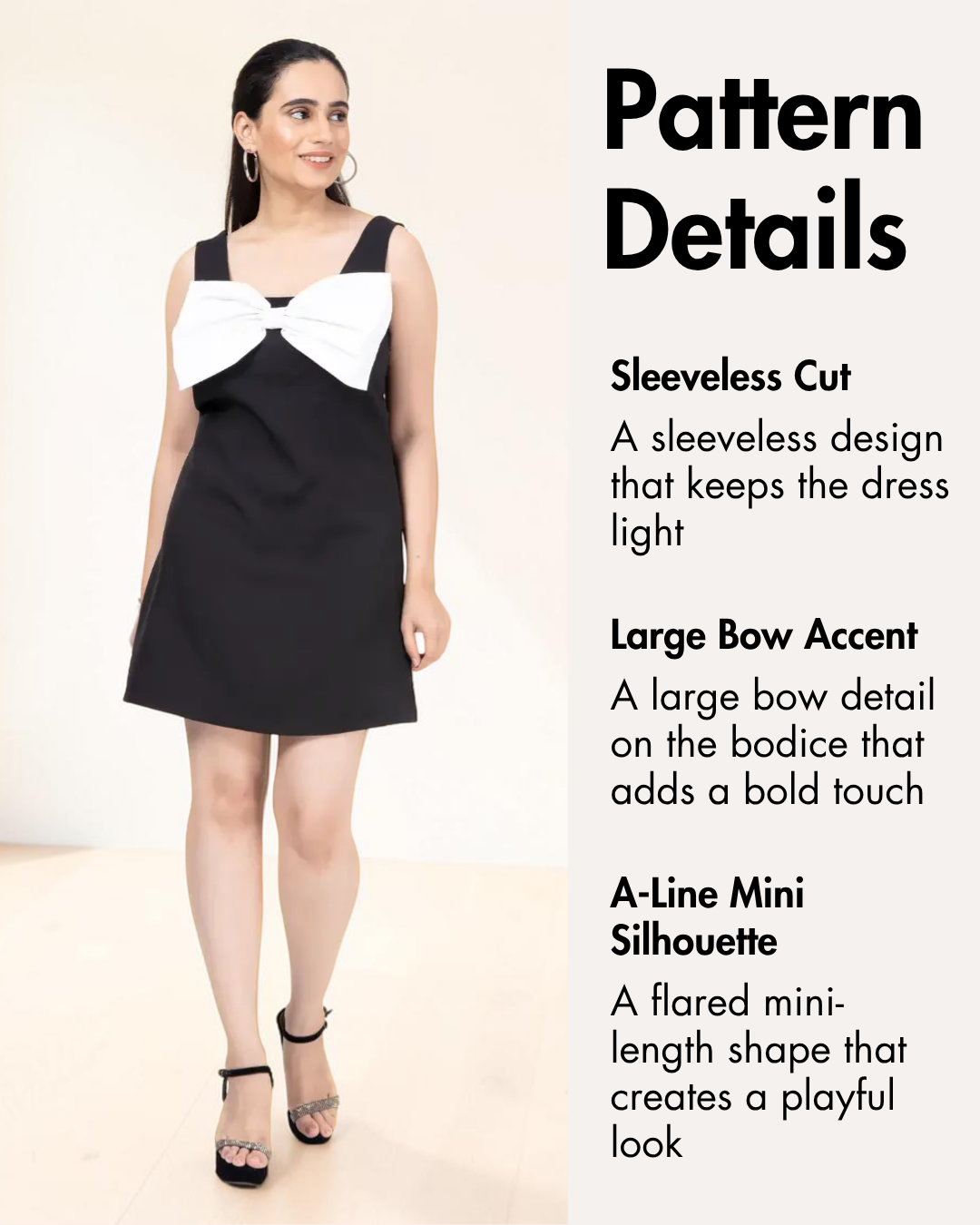 Bow Dress Sewing Pattern 'Phoebe'