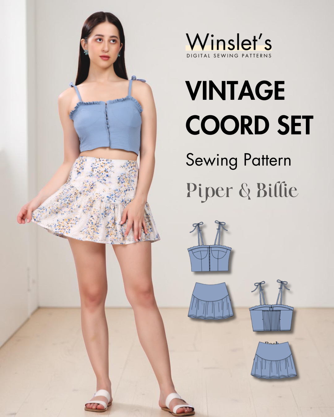 Vintage Coord Set Sewing Pattern
