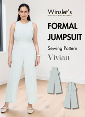 Formal Jumpsuit Sewing Pattern 'Vivian'