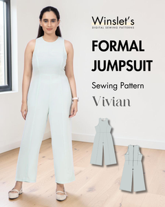 Formal Jumpsuit Sewing Pattern 'Vivian'