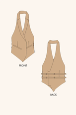 'Dusk' Halter Neck Vest Sewing Pattern