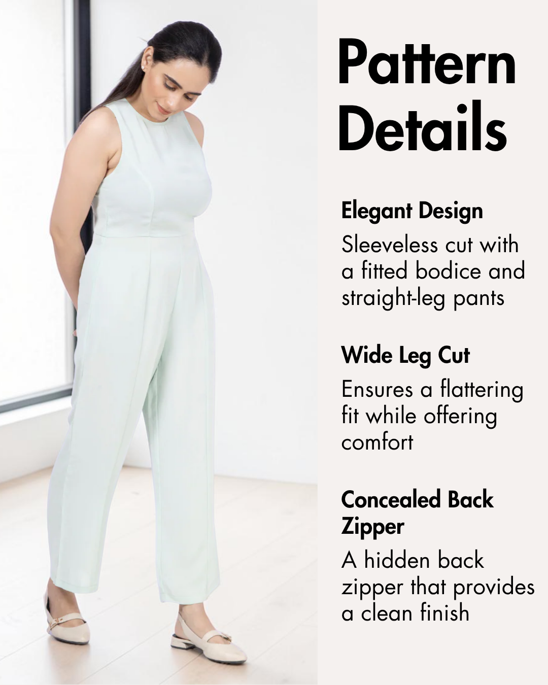 Formal Jumpsuit Sewing Pattern 'Vivian'