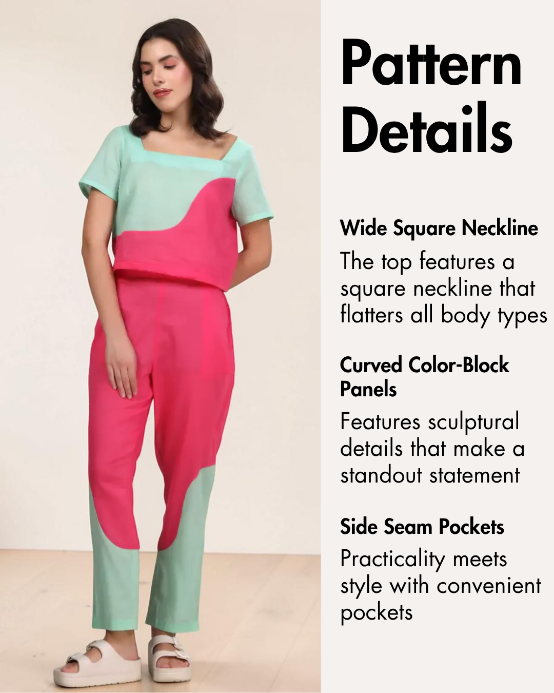 Top & Pants Coord Set Sewing Pattern 'Mary'