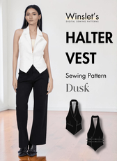 Halter Vest Sewing Pattern 'Dusk'
