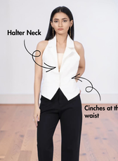 Halter Vest Sewing Pattern 'Dusk'