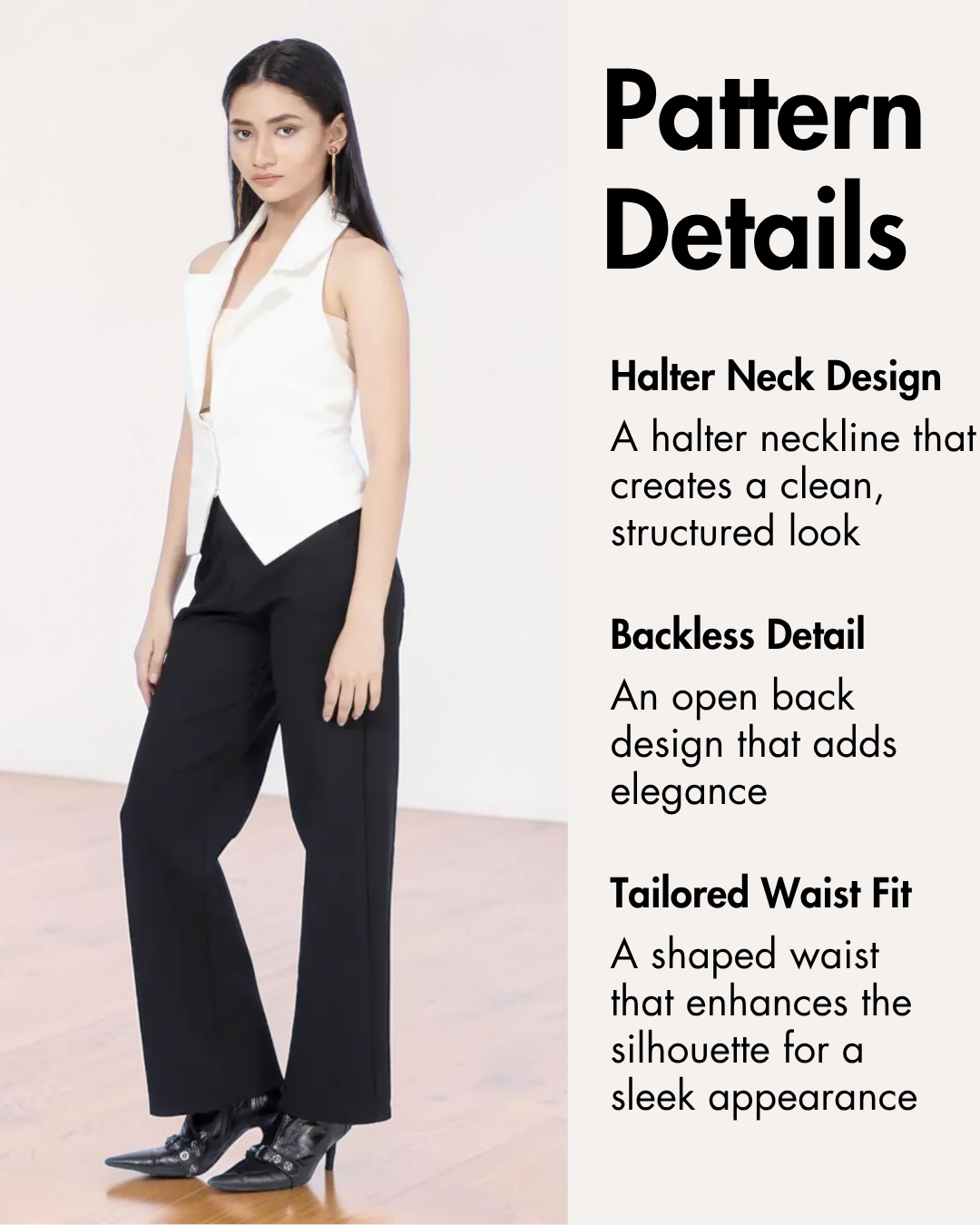 Halter Vest Sewing Pattern 'Dusk'