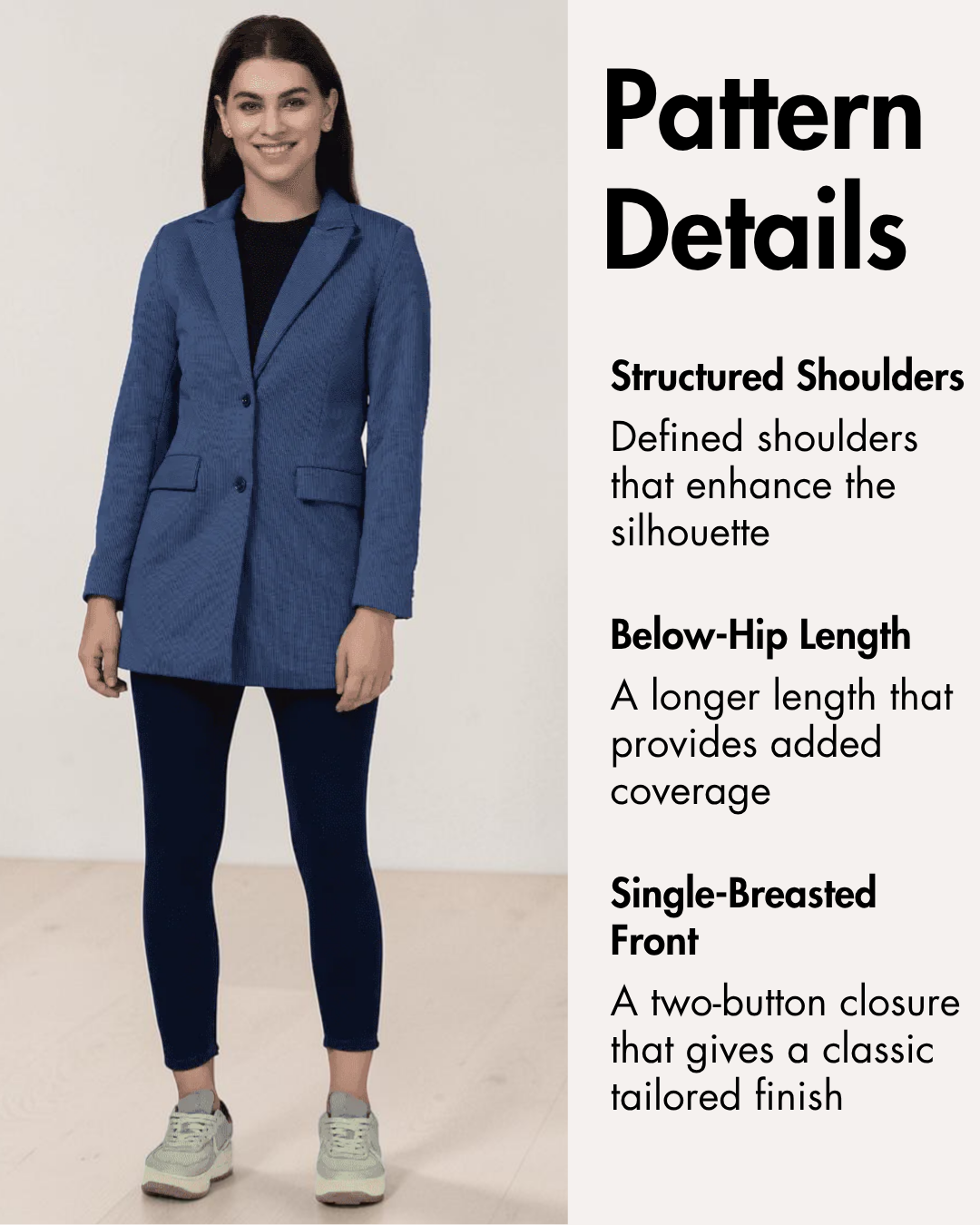 Tailored Blazer Sewing Pattern 'Camille'
