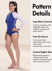 One Piece Swimsuit Sewing Pattern 'Skye'