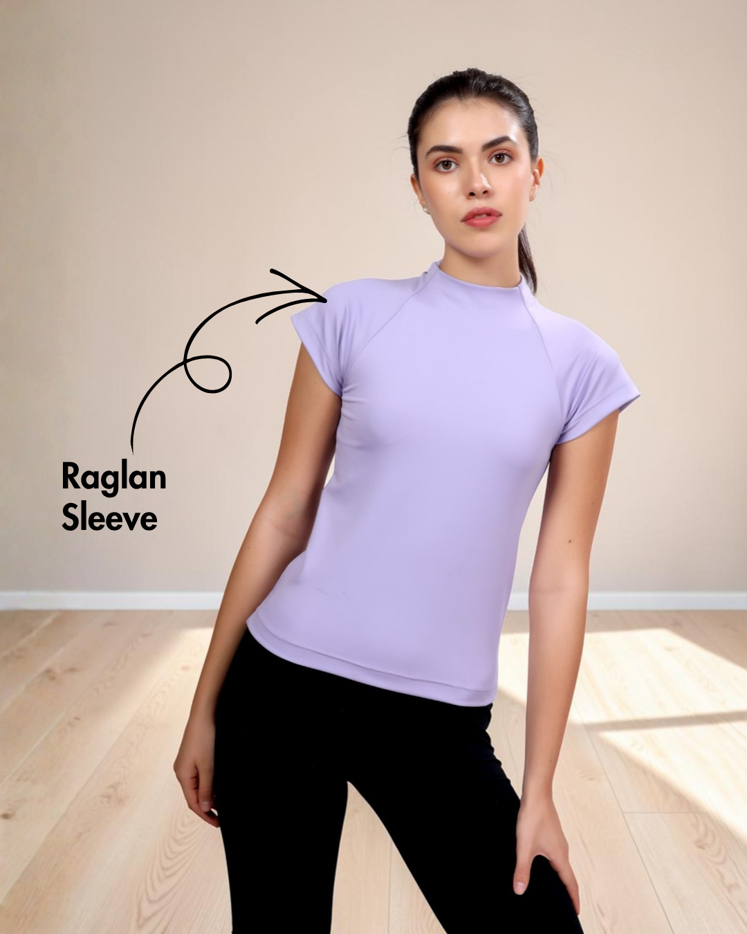 Raglan High Neck Top Sewing Pattern 'Frankie'