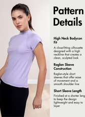 Raglan High Neck Top Sewing Pattern 'Frankie'
