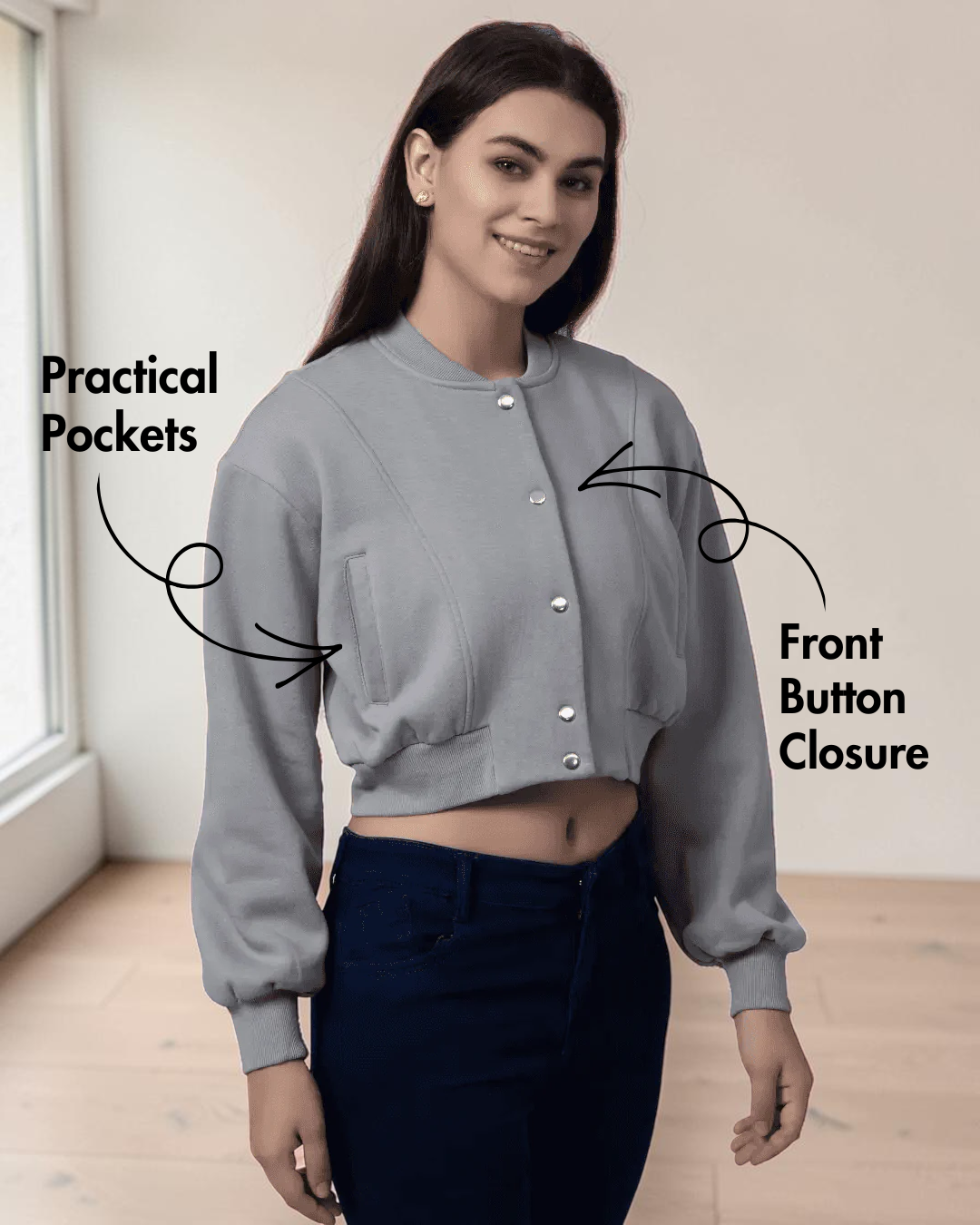 Bomber Jacket Sewing Pattern 'Raya'