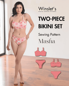 Two Piece Bikini Set Sewing Pattern 'Masha'
