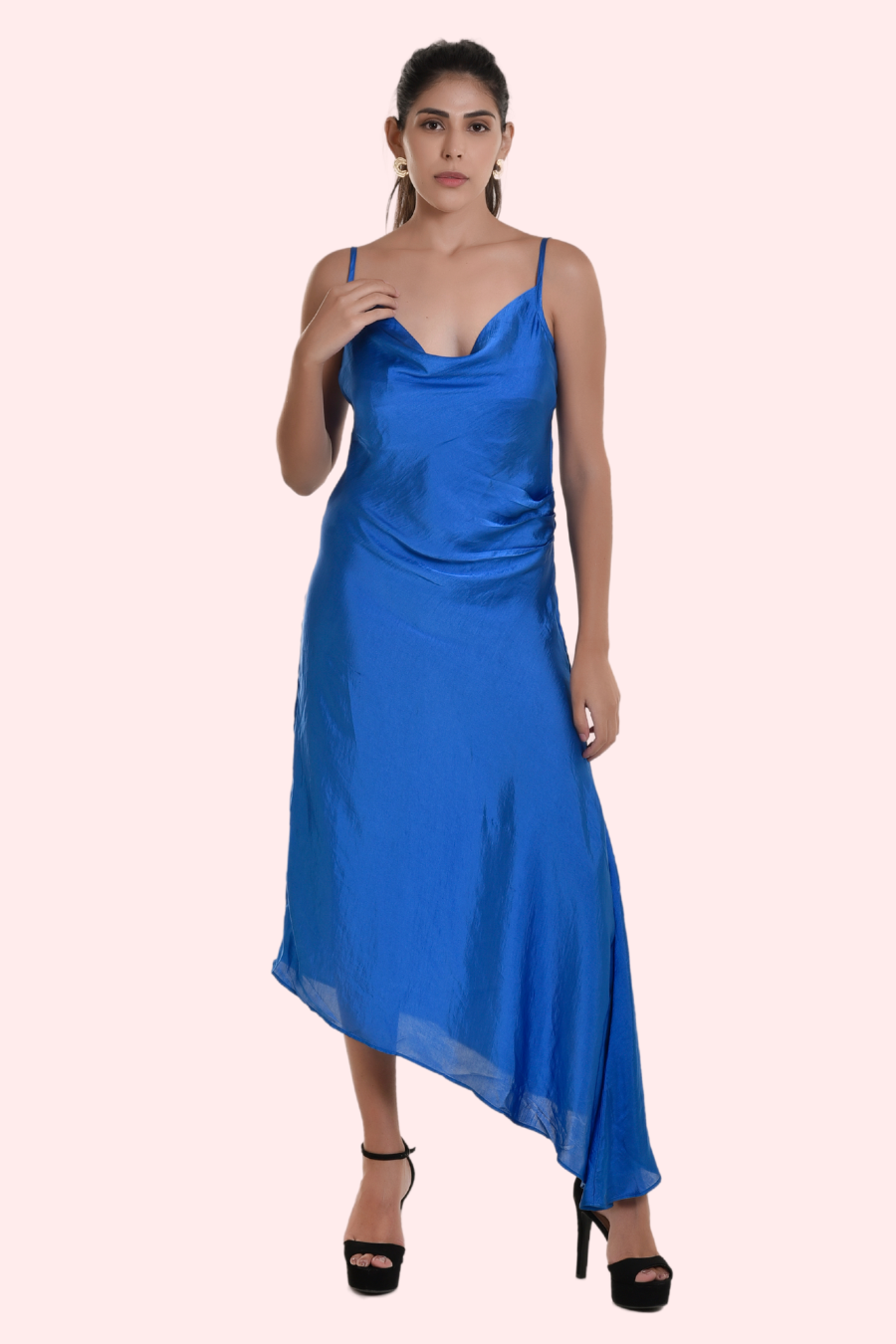 chinese dress ladies High Neck Maxi Dress – Super Natural PDX