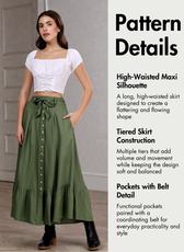 Cottagecore Maxi Skirt Sewing Pattern 'Maple'