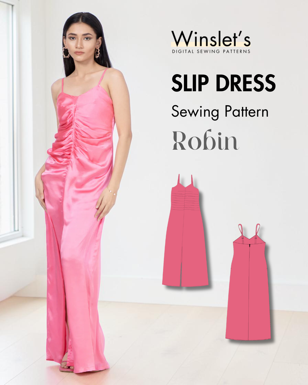 Slip Dress Sewing Pattern 'Robin'