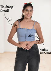 Strappy Bustier Top Sewing Pattern 'Piper'