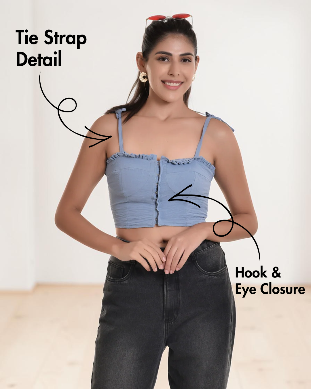 Strappy Bustier Top Sewing Pattern 'Piper'