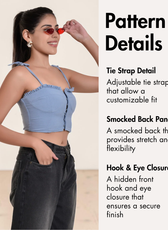 Strappy Bustier Top Sewing Pattern 'Piper'