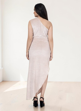 One Shoulder Ruched Maxi Dress Sewing Pattern 'Sierra'