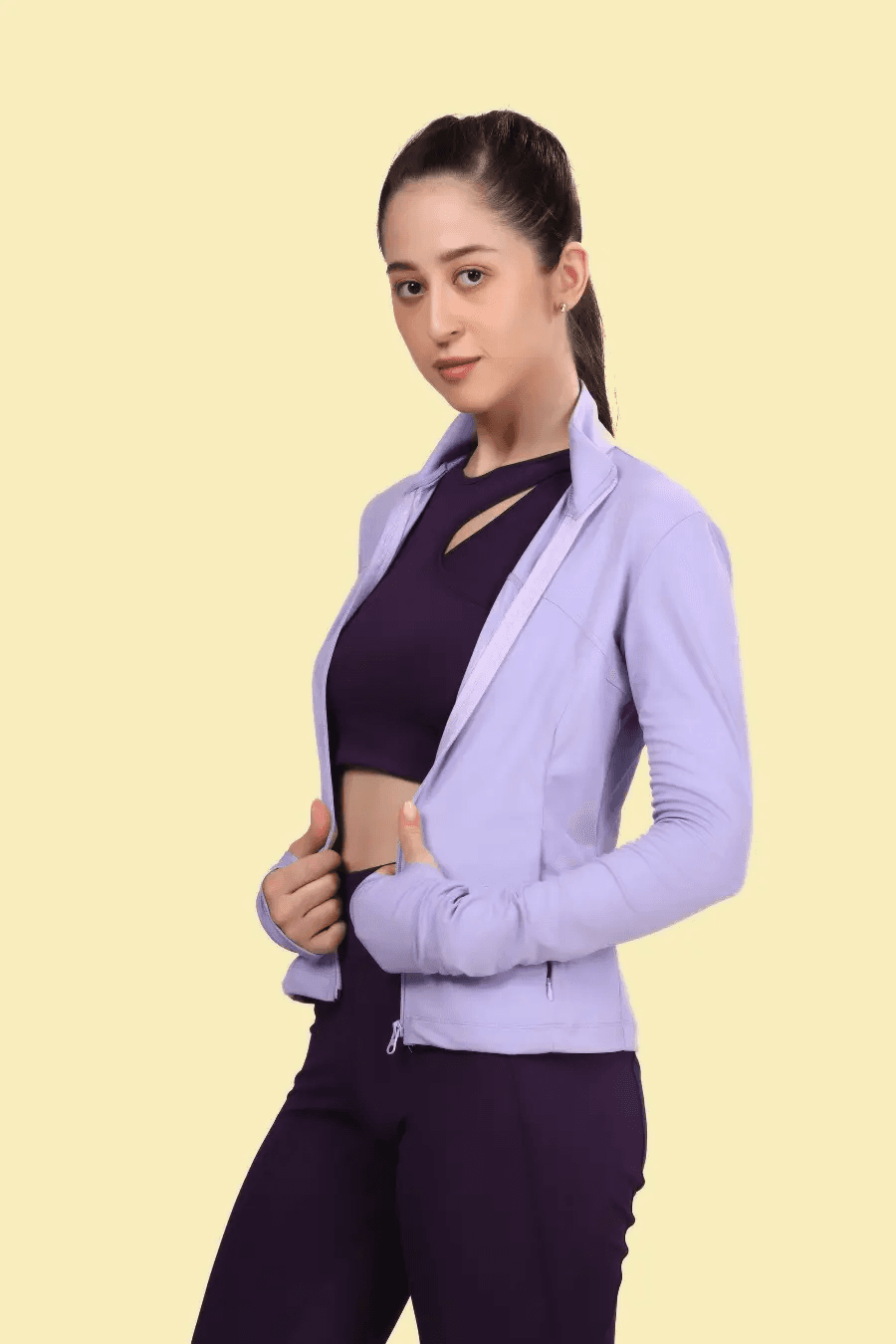 Sports Jacket PDF Women's Sewing Pattern Long Sleeves High