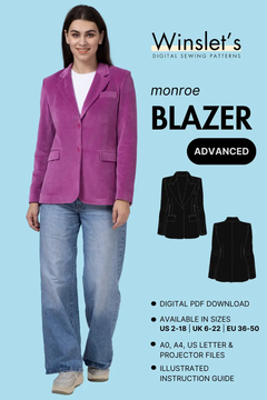 Blazer Sewing Pattern 'Monroe'