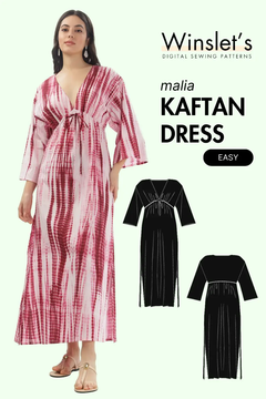 Kaftan Dress Sewing Pattern 'Malia'