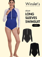 Long Sleeves Swimsuit Sewing Pattern 'Skye'