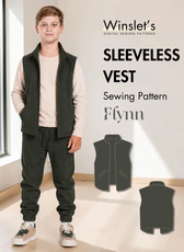 Kid's Sleeveless Vest Sewing Pattern 'Flynn'