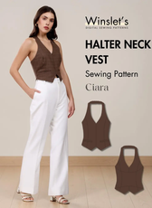 Halter Neck Vest Sewing Pattern 'Ciara'