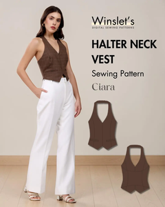 Halter Neck Vest Sewing Pattern 'Ciara'