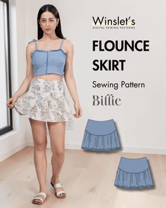 Flounce Skirt Sewing Pattern 'Billie'