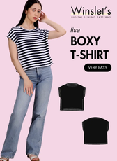 Boxy T-shirt Sewing Pattern 'Lisa'