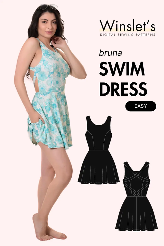 Swim Dress Sewing Pattern 'Bruna'