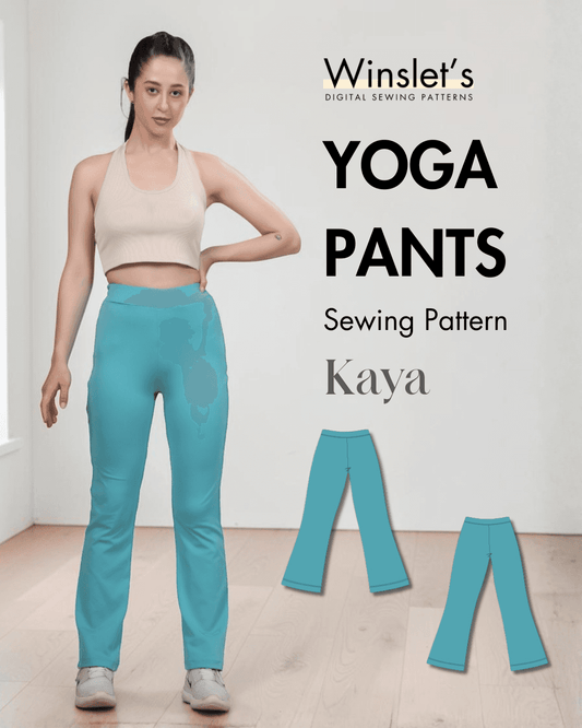 Yoga Pants Sewing Pattern 'Kaya'
