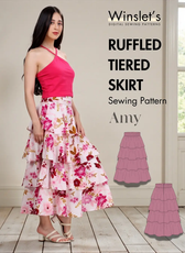 Ruffled Tiered Skirt Sewing Pattern 'Amy'