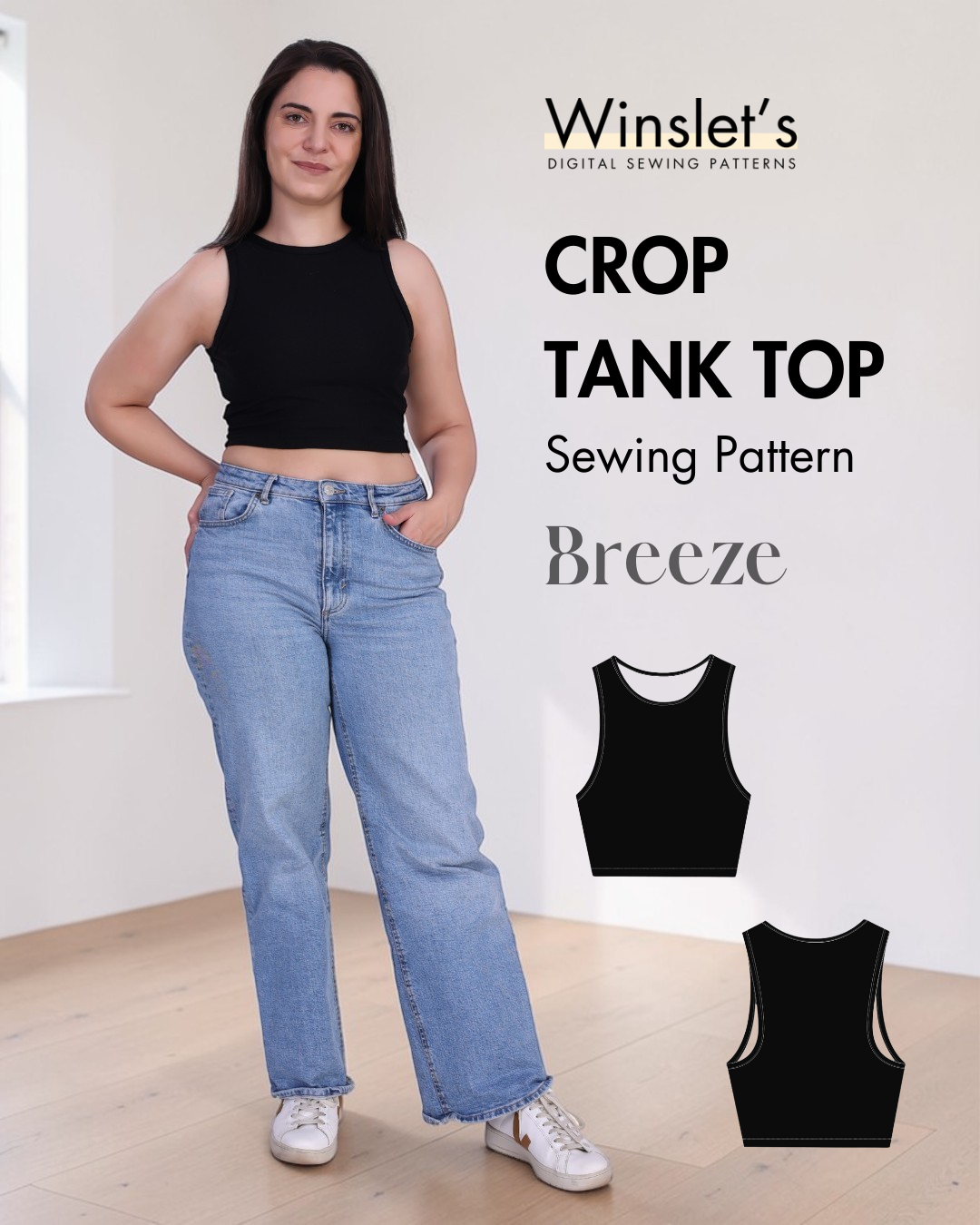 Tank Top Sewing Pattern 'Breeze'