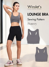 Lounge Bra Sewing Pattern 'Stacey'